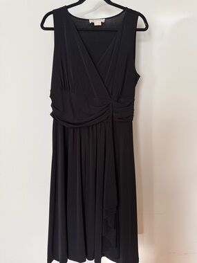Michael Kors Black Midi Dress